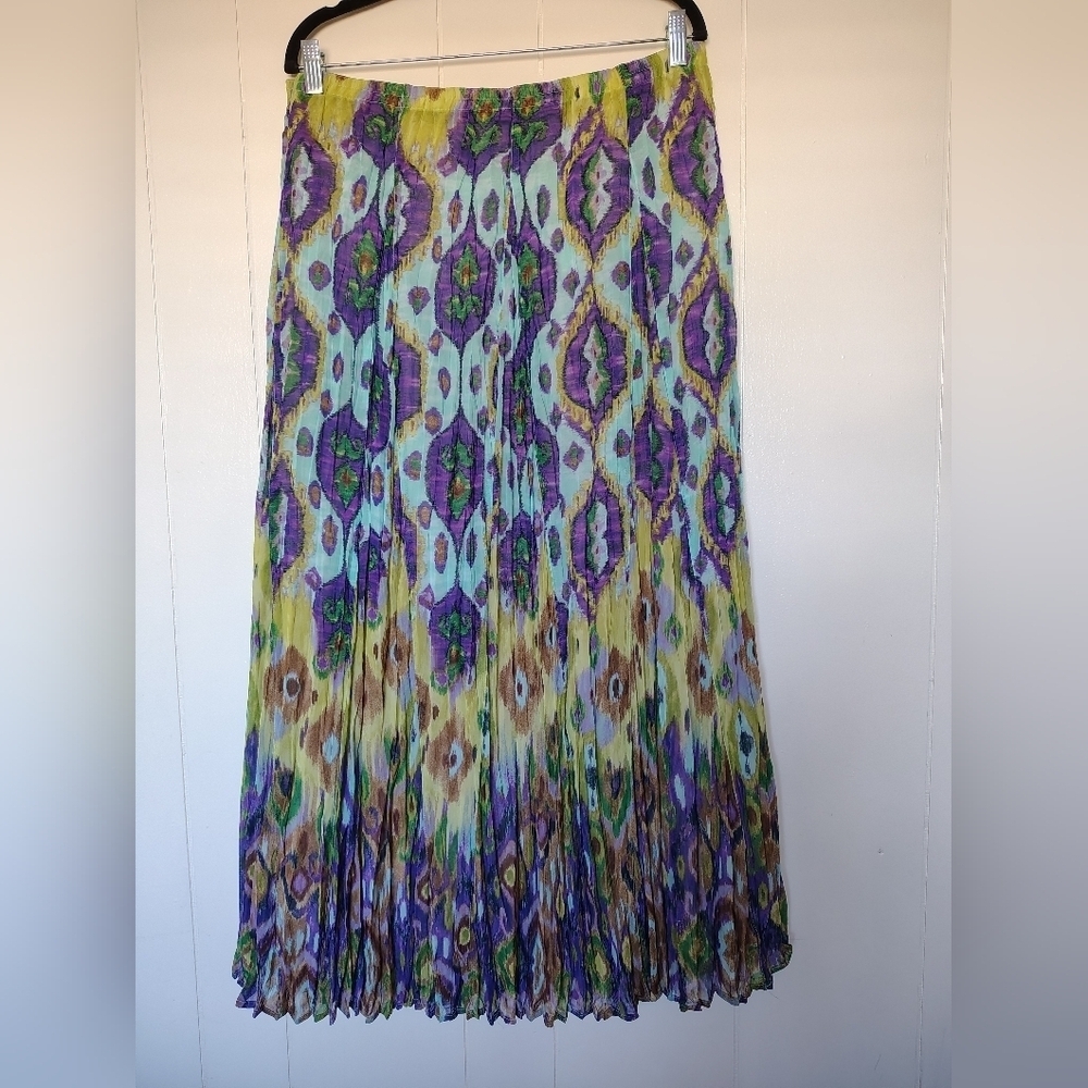 Chico's Colorful Patterned Women's Skirt Size 2